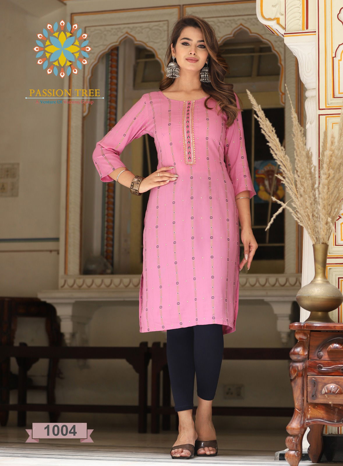 Albeli Vol 1 By Passion Tree Embroidery Designer Kurtis
